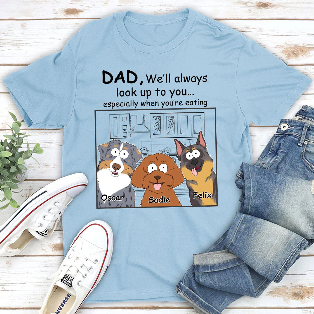 Always Look Up - Personalized Custom Premium T-shirt - Image 3