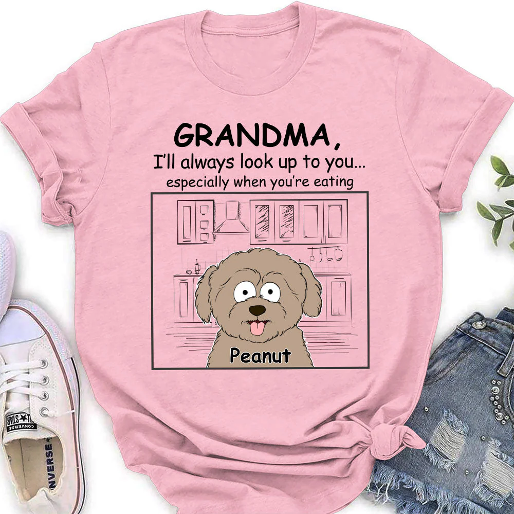 Always Look Up - Personalized Custom Women's T-shirt - Image 3