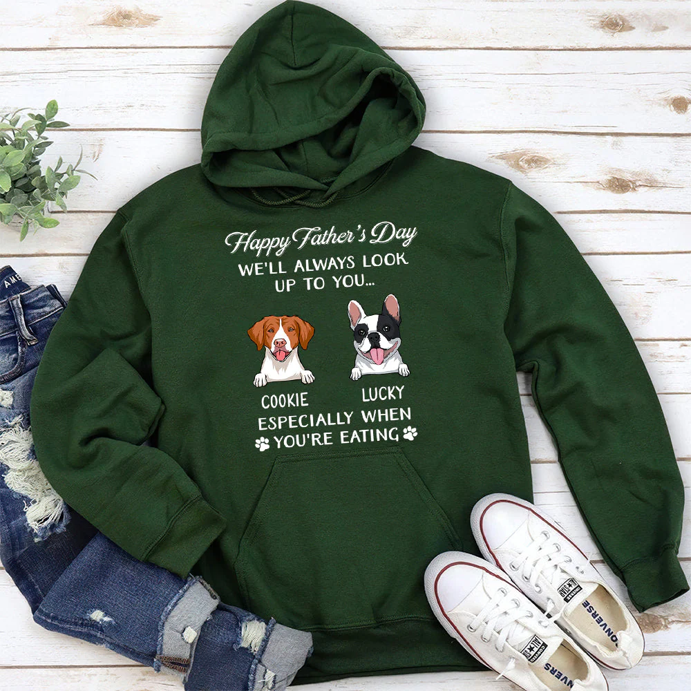 Always Look Up To You - Personalized Custom Hoodie - Image 5