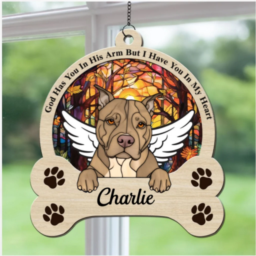Always On Our Hearts - Personalized Custom Suncatcher - Image 5