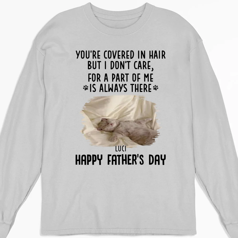 Always There Photo - Personalized Custom Long Sleeve T-Shirt - Image 4