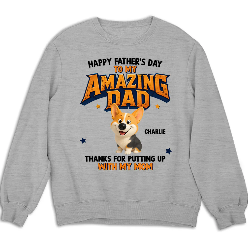 Amazing Dad - Personalized Custom Shirt - Image 7