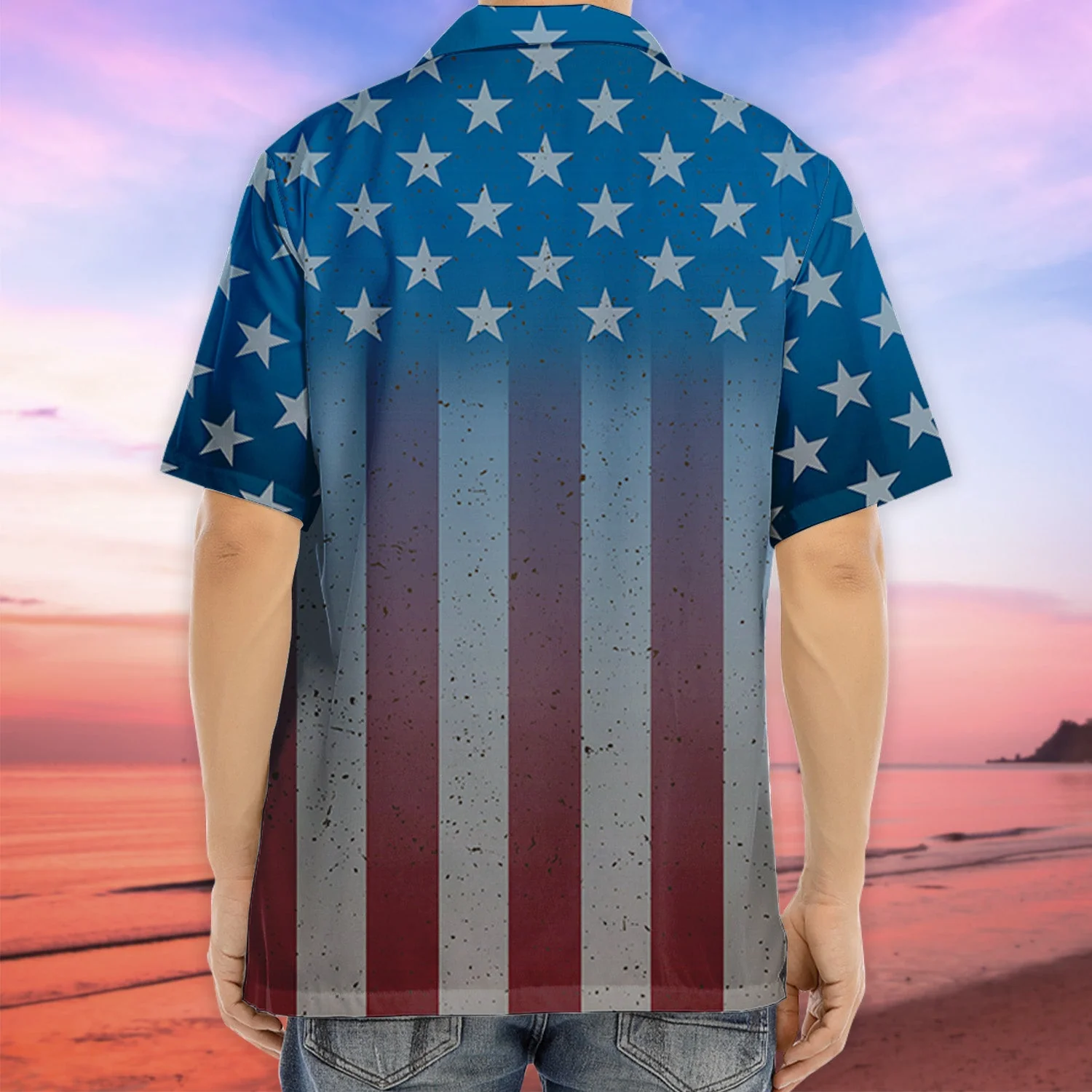 American Old Man - Personalized Custom Hawaiian Shirt - Image 3