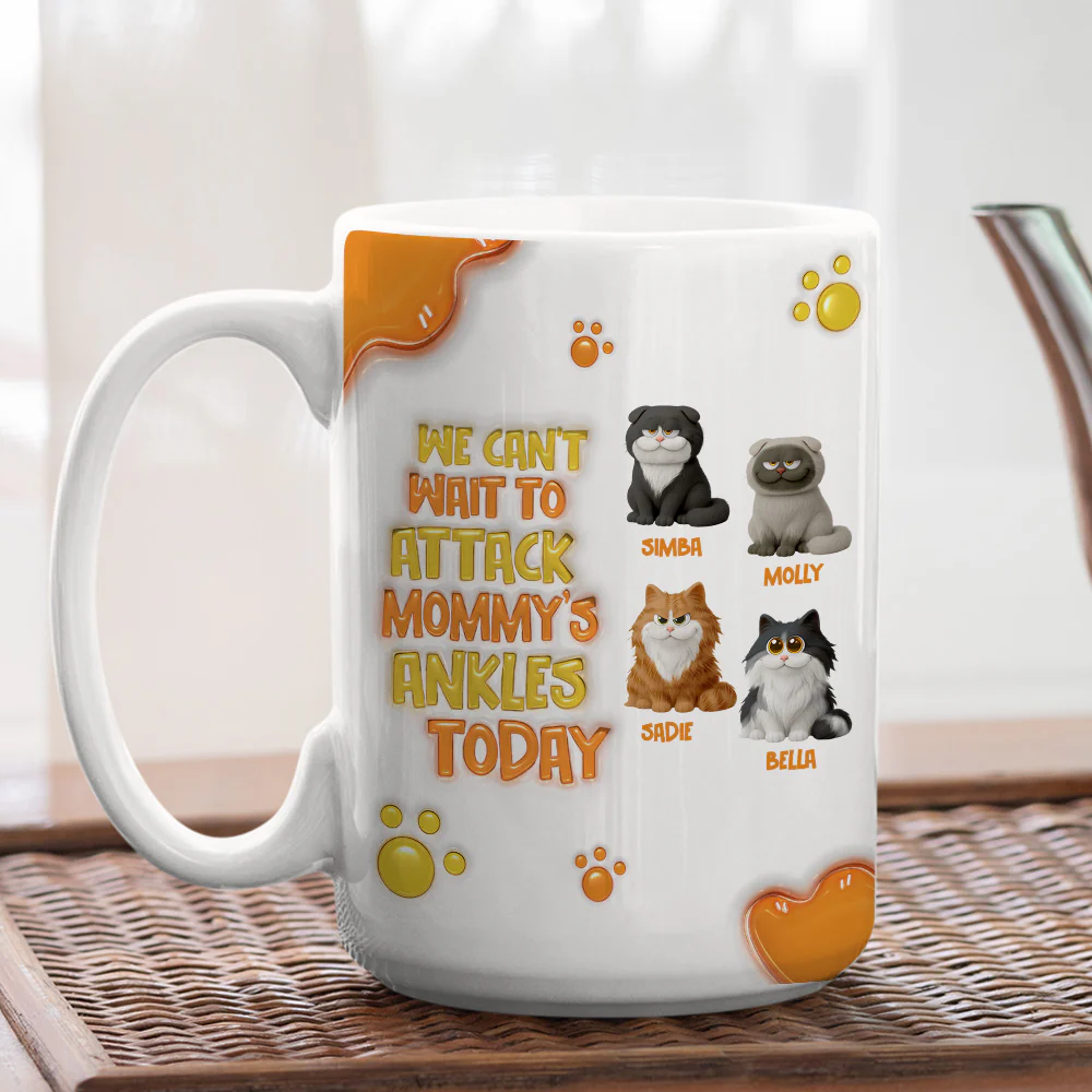 Ancles Attacked - Personalized Custom 3D Inflated Effect Mug - Image 4
