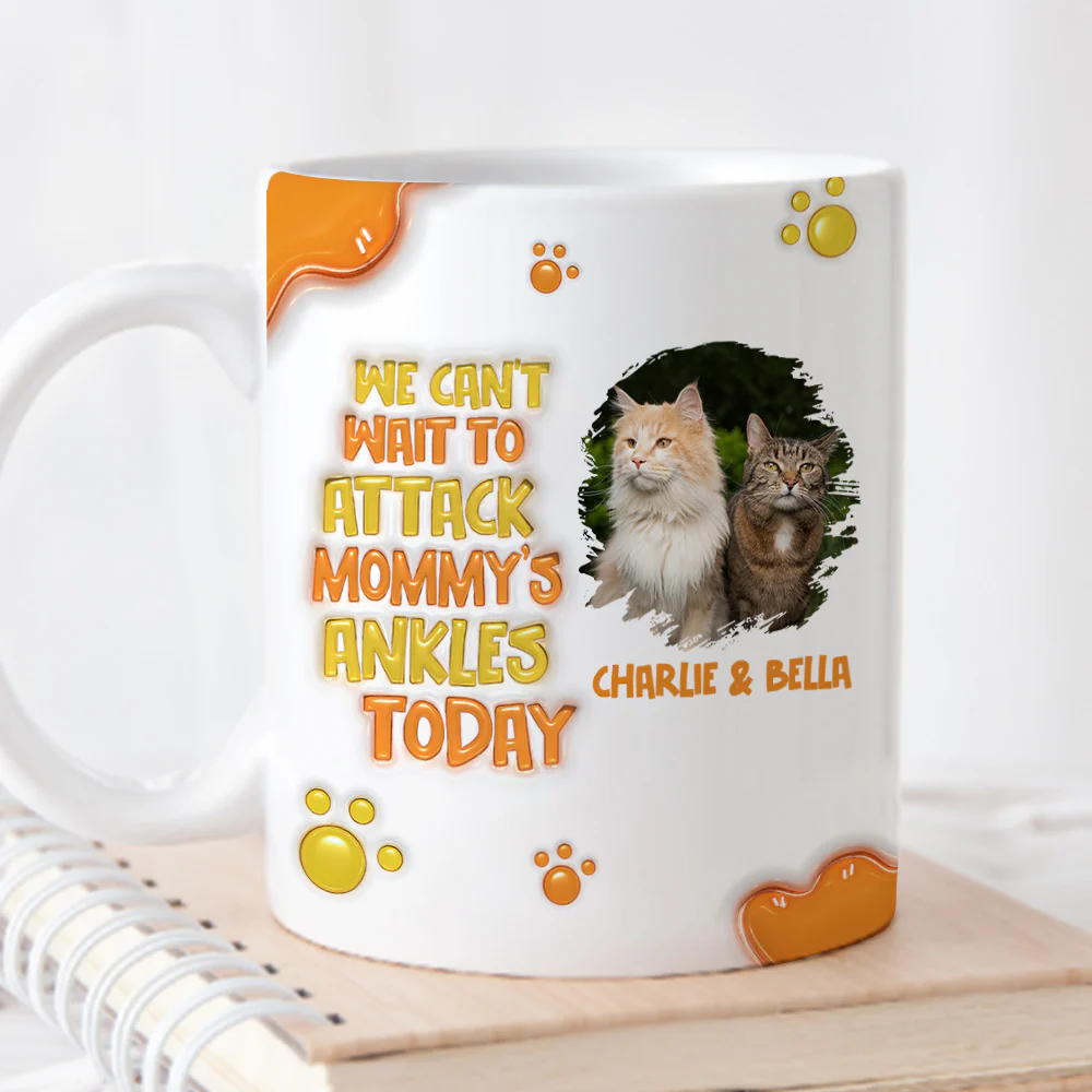 Ancles Attacked Photo - Personalized Custom 3D Inflated Effect Mug