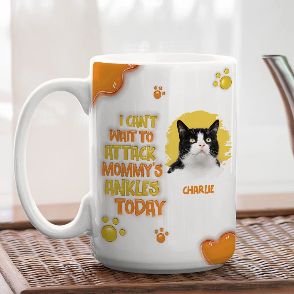 Ancles Attacked Photo - Personalized Custom 3D Inflated Effect Mug - Image 4