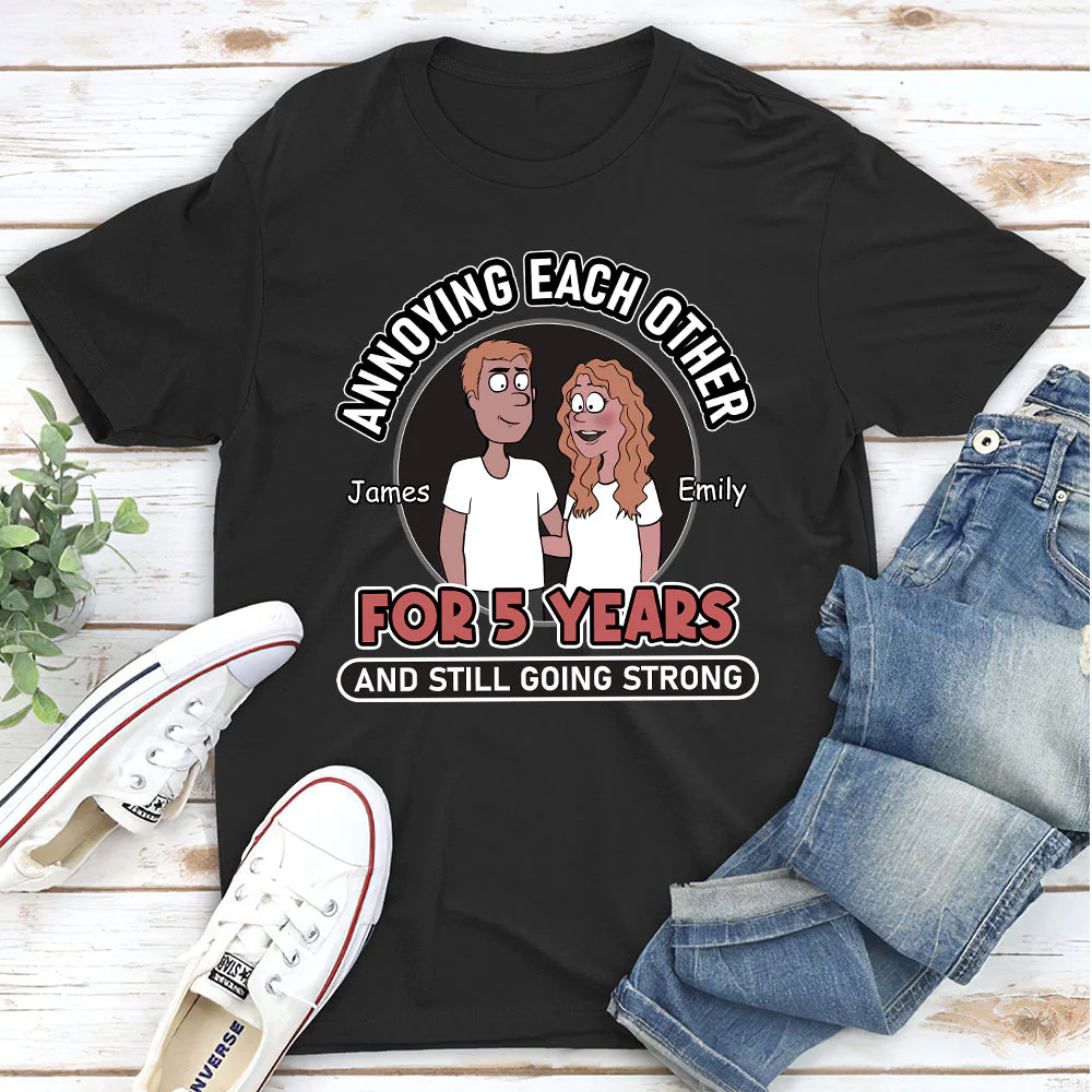 Annoying Couple - Personalized Custom Unisex T-shirt - Image 3