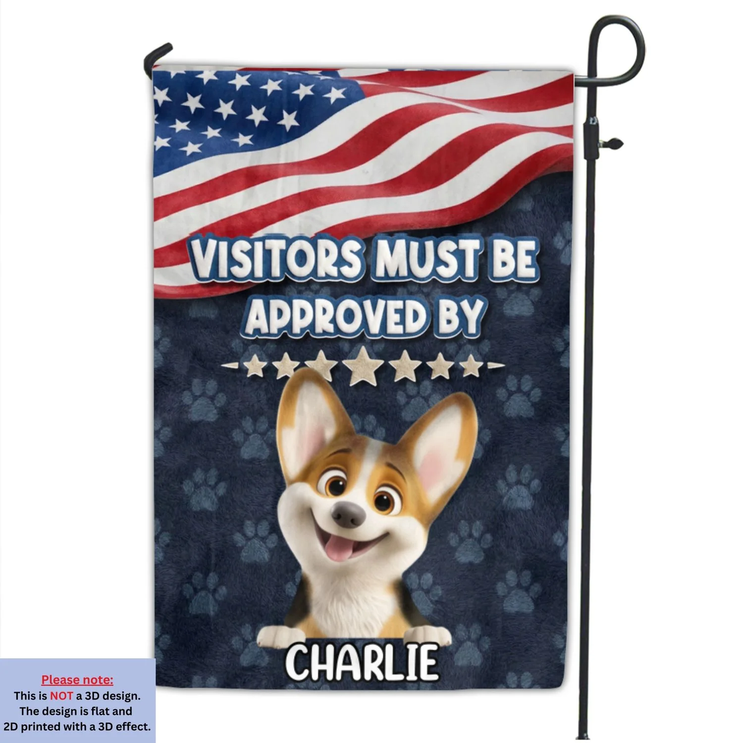 Approved By - Personalized Custom Flag - Image 6