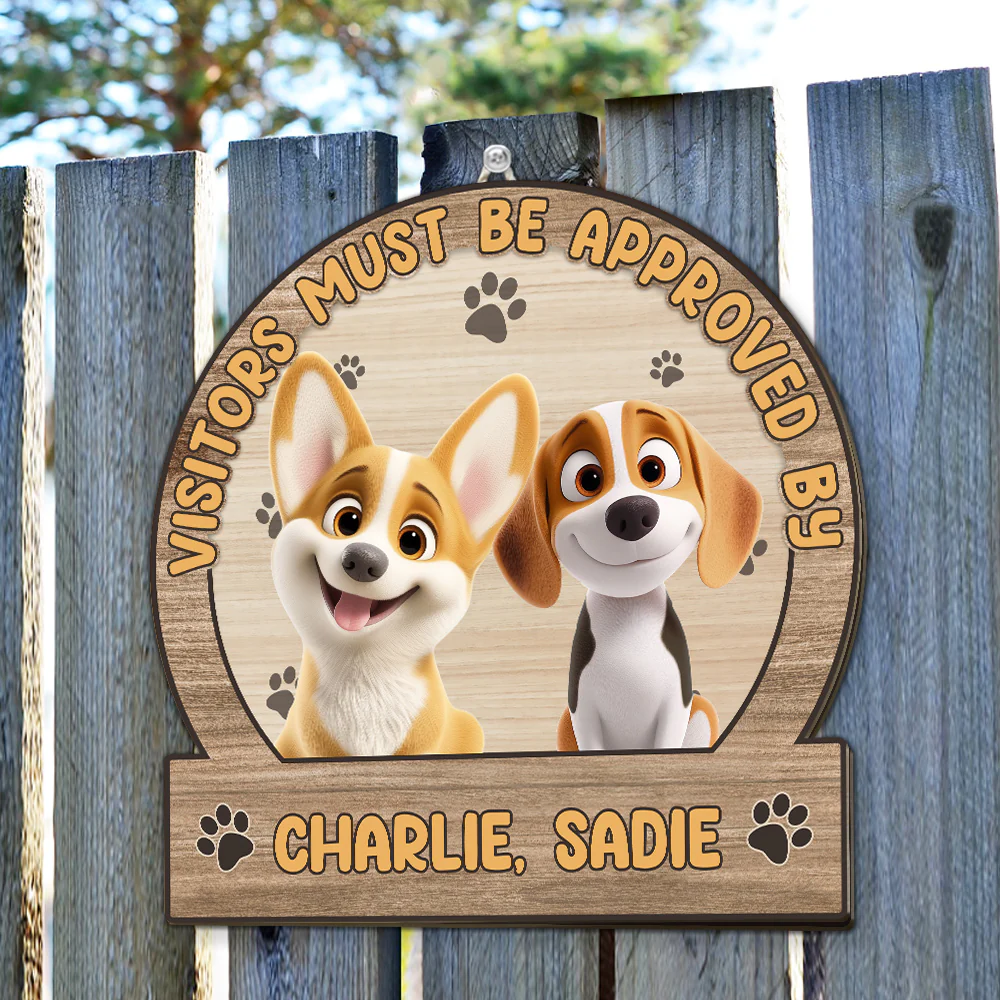 Approved By - Personalized Custom Wood Sign - Image 5