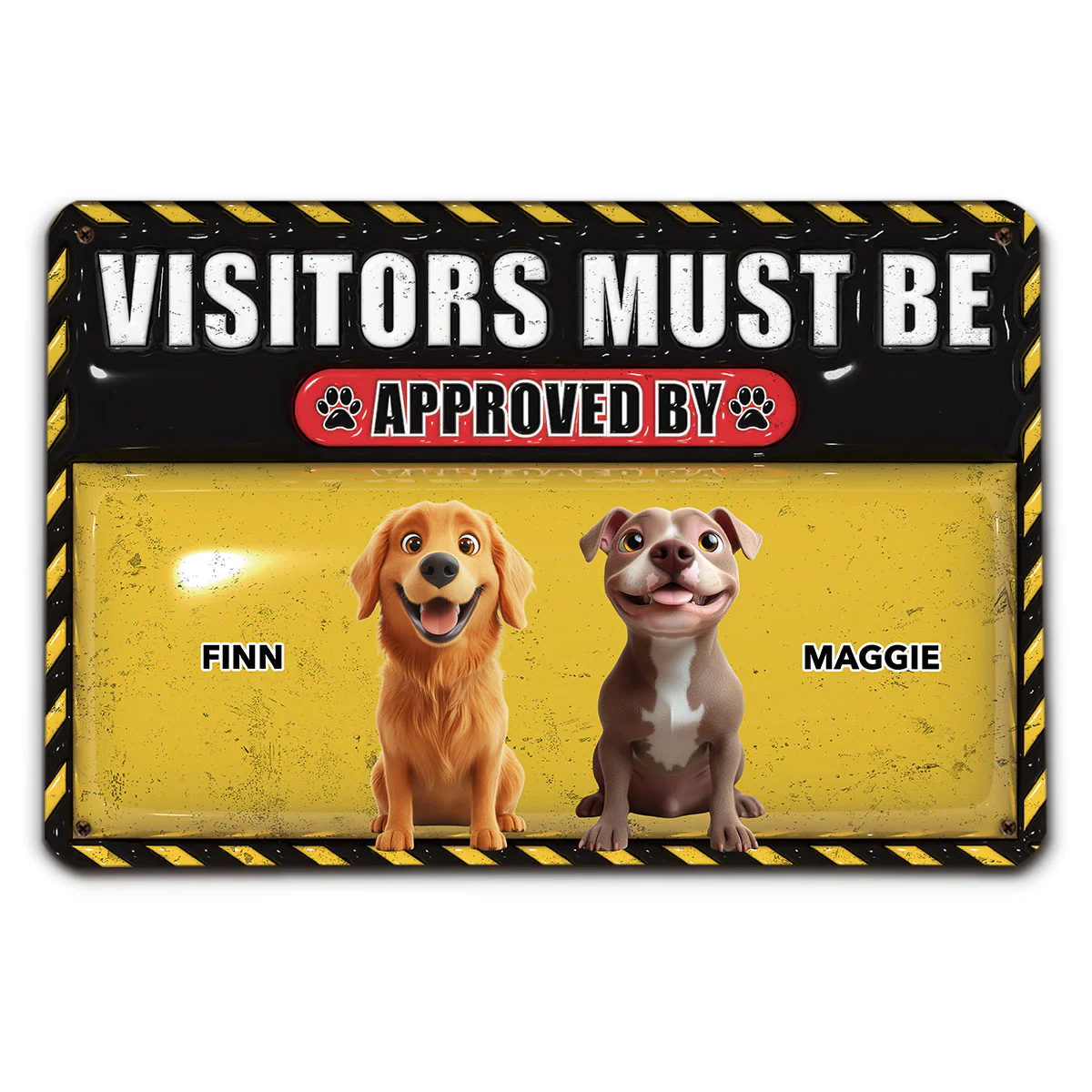 Approved - Personalized Custom 3D Inflated Effect Metal Sign