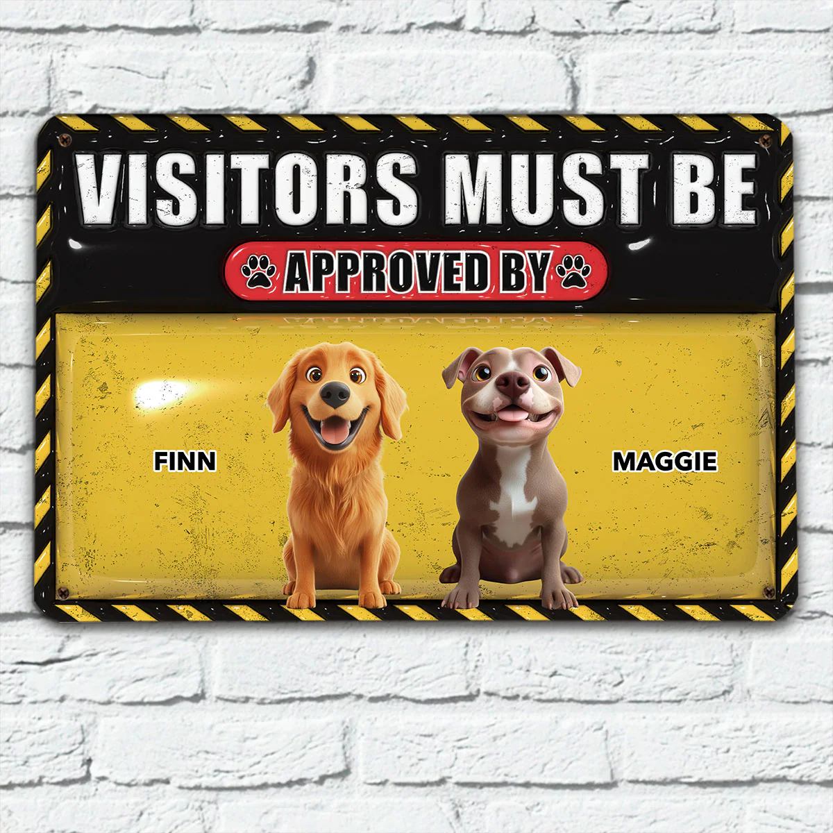 Approved - Personalized Custom 3D Inflated Effect Metal Sign - Image 3