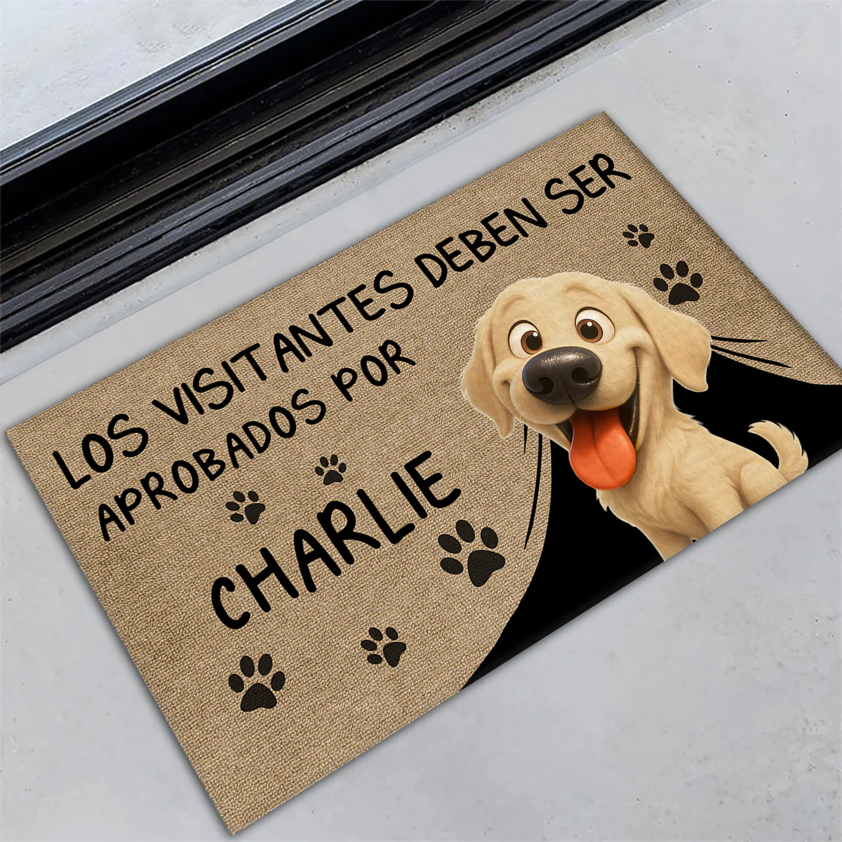 Aprobado por el Perro – Felpudo Personalizado - Image 3
