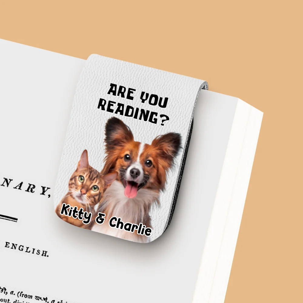 Are You Reading Or Not Photo - Personalized Custom Leather Bookmark - Image 9