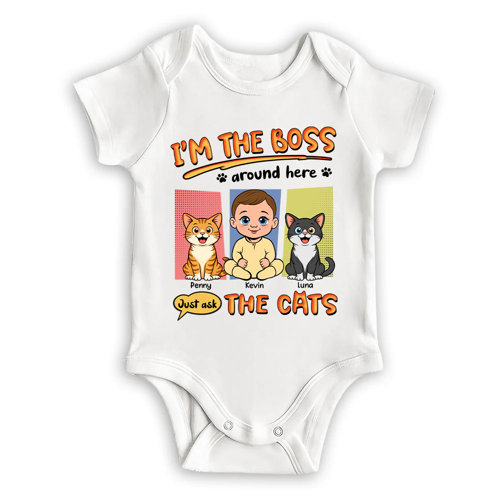 Around Here - Personalized Custom Baby Onesie