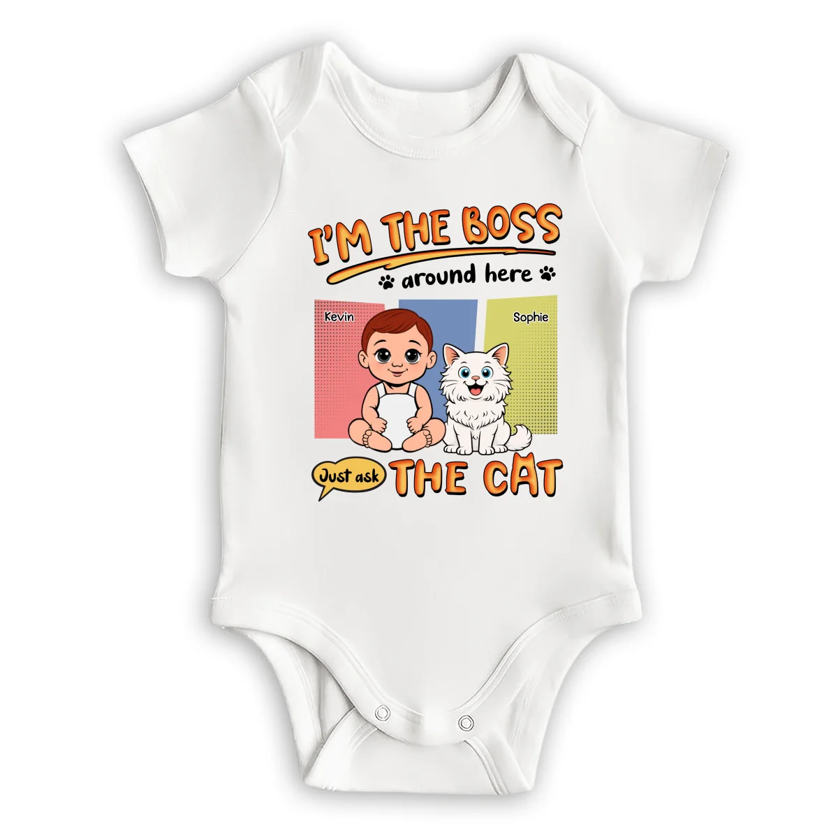 Around Here - Personalized Custom Baby Onesie - Image 6