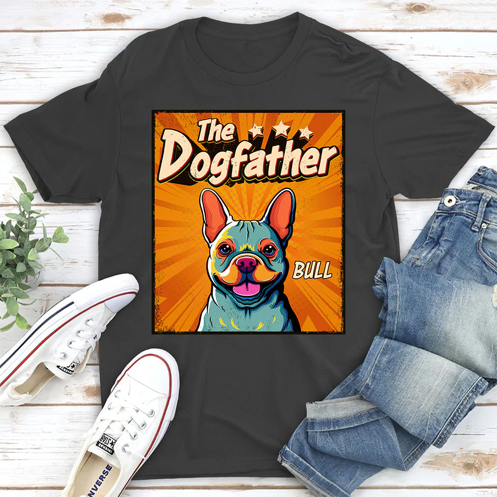 Art Dog Father - Personalized Custom Unisex T-shirt - Image 5