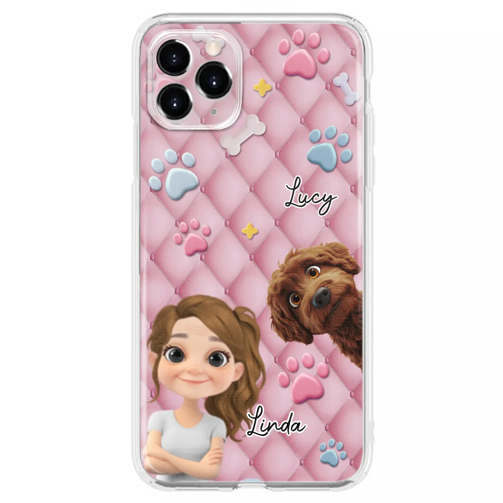 Baby Dog Of Dog Mom - Personalized Custom Phone Case - Image 9