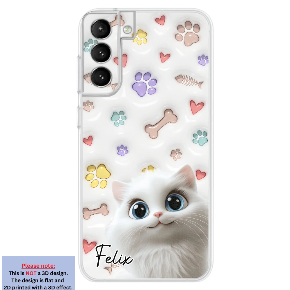 Baby Lovely Pet - Personalized Custom 3D Inflated Effect Phone Case - Image 27