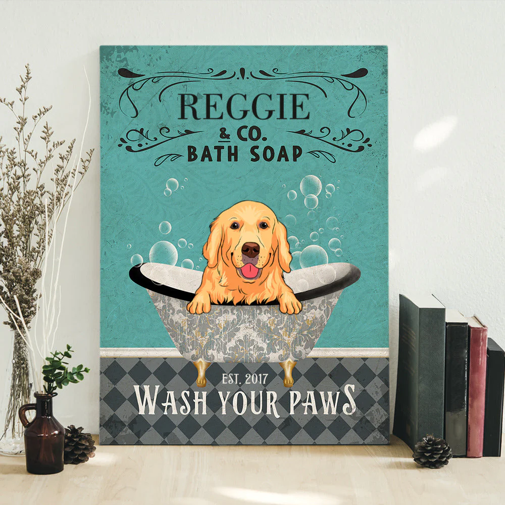 Bath Soap Company - Personalized Custom Canvas - Gifts For Dog Lovers - Image 6