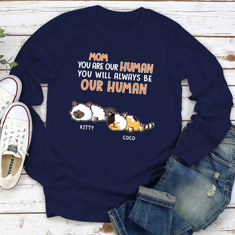 Be My Human 2 - Personalized Custom Long Sleeve T-shirt - Image 2
