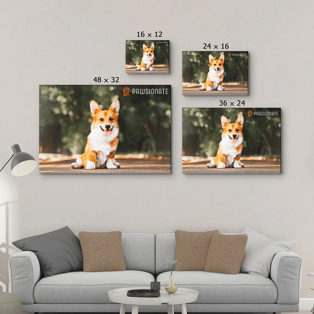 Beach And Dog - Personalized Custom Canvas - Image 5