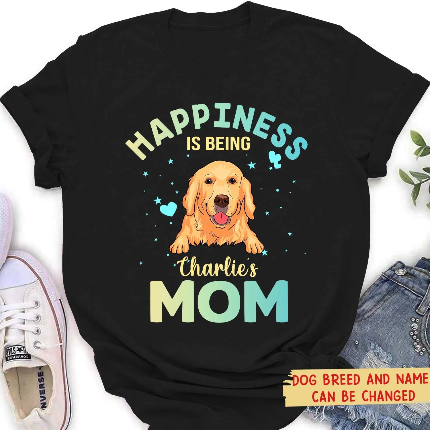 Being A Dog Mom 2 - Personalized Custom Women's T-shirt