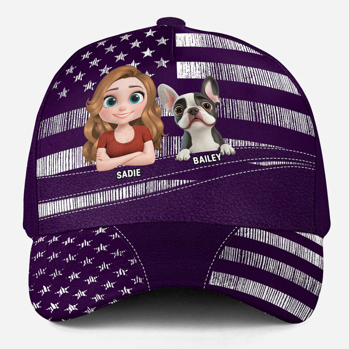 Being A Dog Mom- Personalized Custom Classic Cap