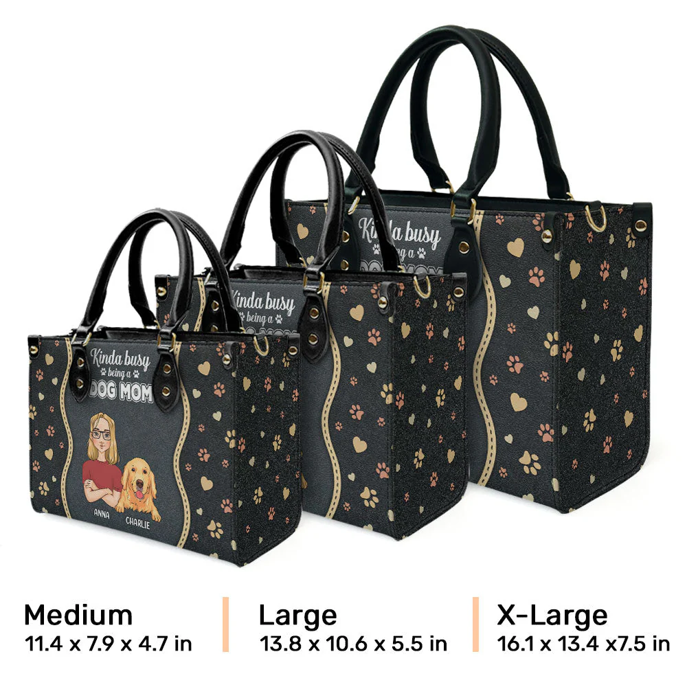 Being A Good Mom - Personalized Custom Leather Bag - Image 3