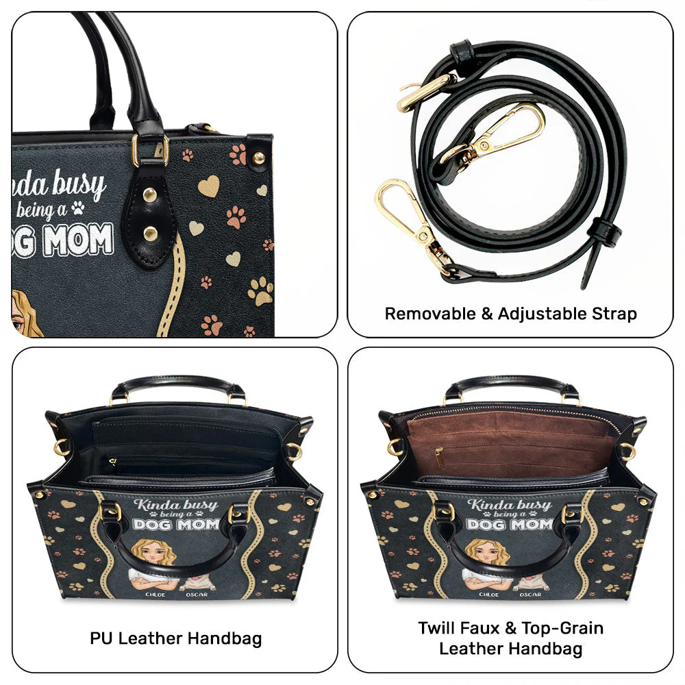 Being A Good Mom - Personalized Custom Leather Bag - Image 9
