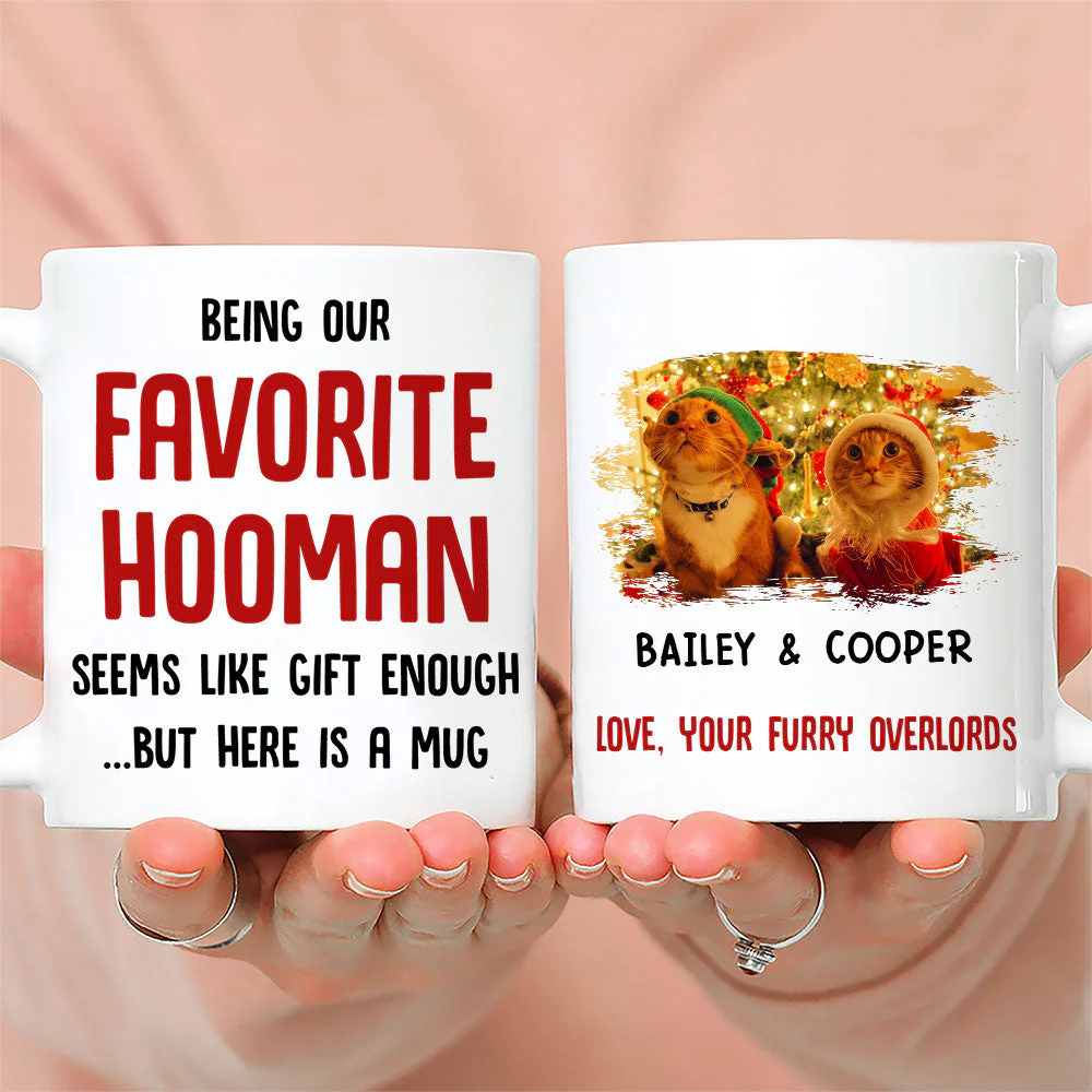 Being Favorite Hooman - Personalized Custom Coffee Mug - Image 2