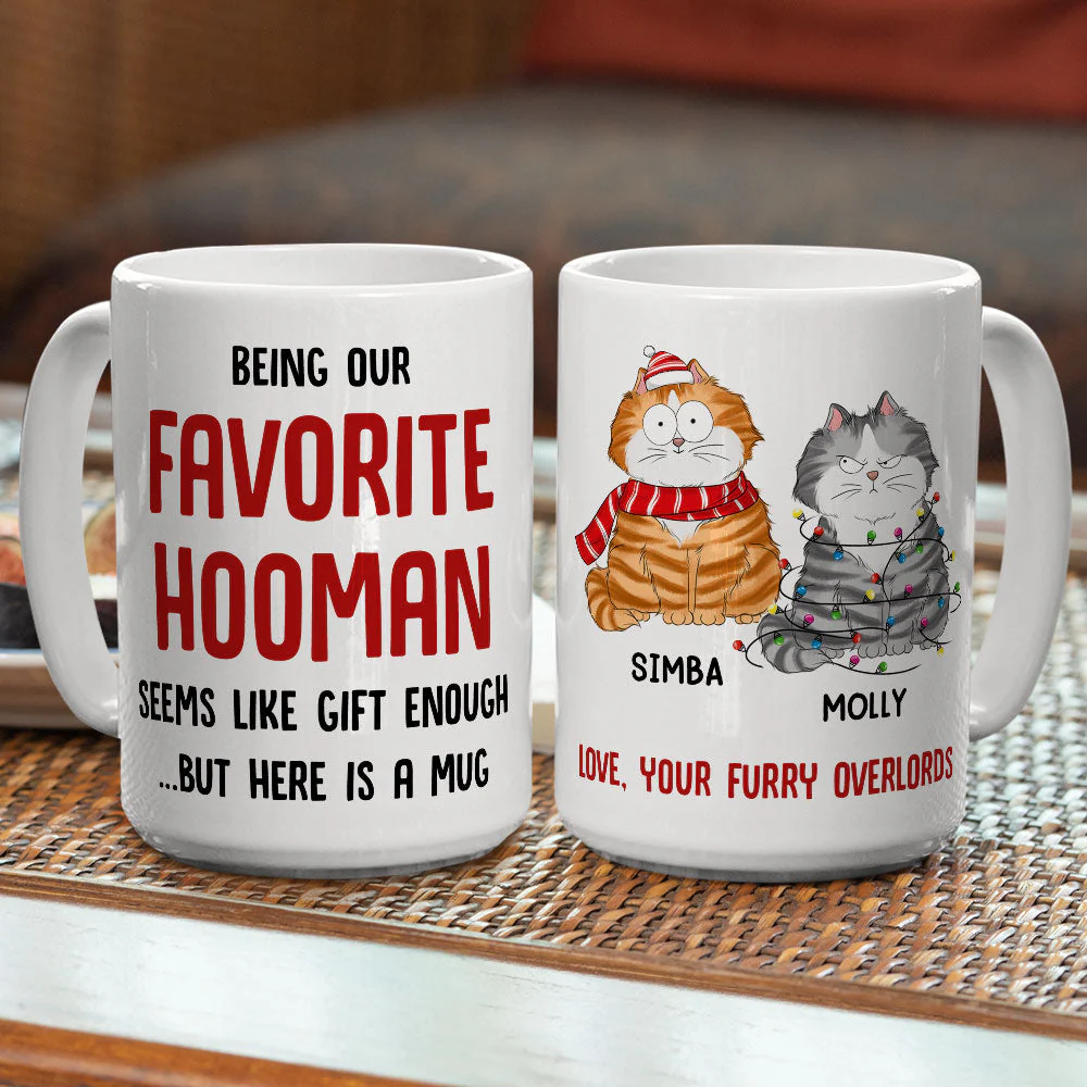 Being Favorite Hooman - Personalized Custom Coffee Mug - Image 4