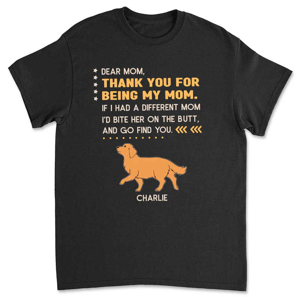 Being My Mom - Personalized Custom Unisex T-shirt