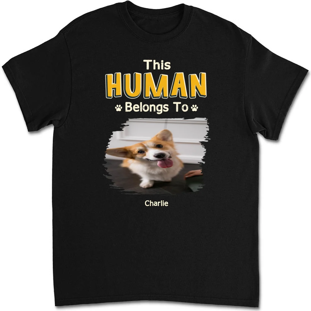 Belongs To Me Photo - Personalized Custom Unisex T-Shirt - Image 6