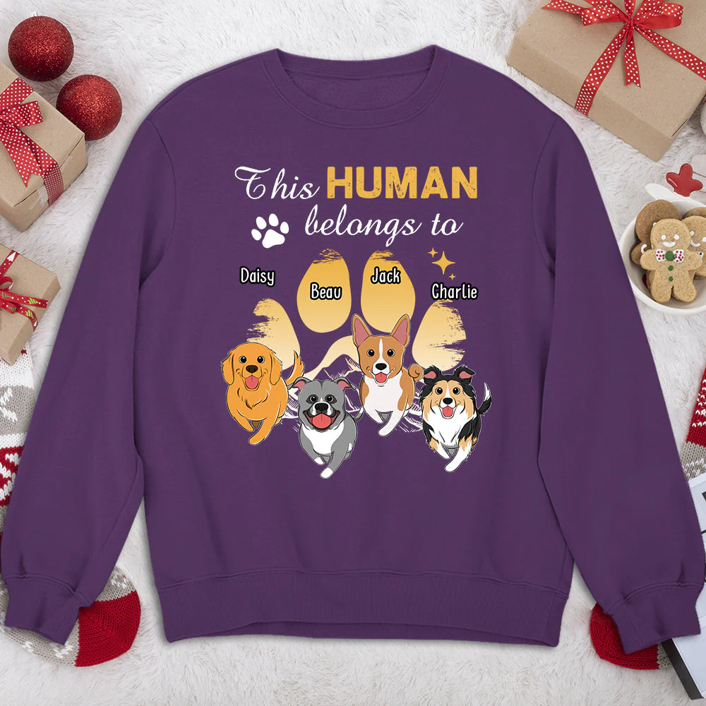 Belongs To - Personalized Custom Sweatshirt - Image 2