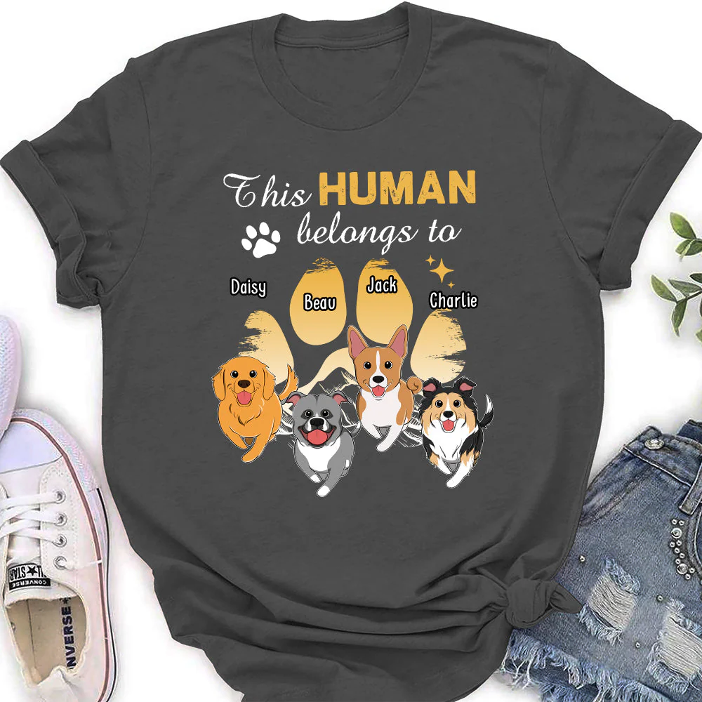 Belongs To- Personalized Custom Women's T-shirt - Image 2