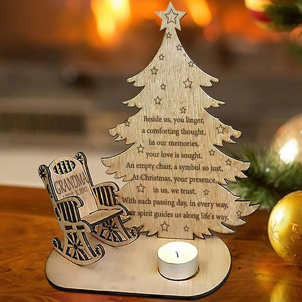 Beside Us - Personalized Custom Candle Holder - Image 3