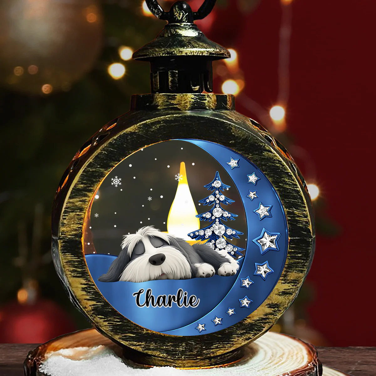 Beside You Colorful Version - Personalized Custom 3D Effect Christmas Lantern