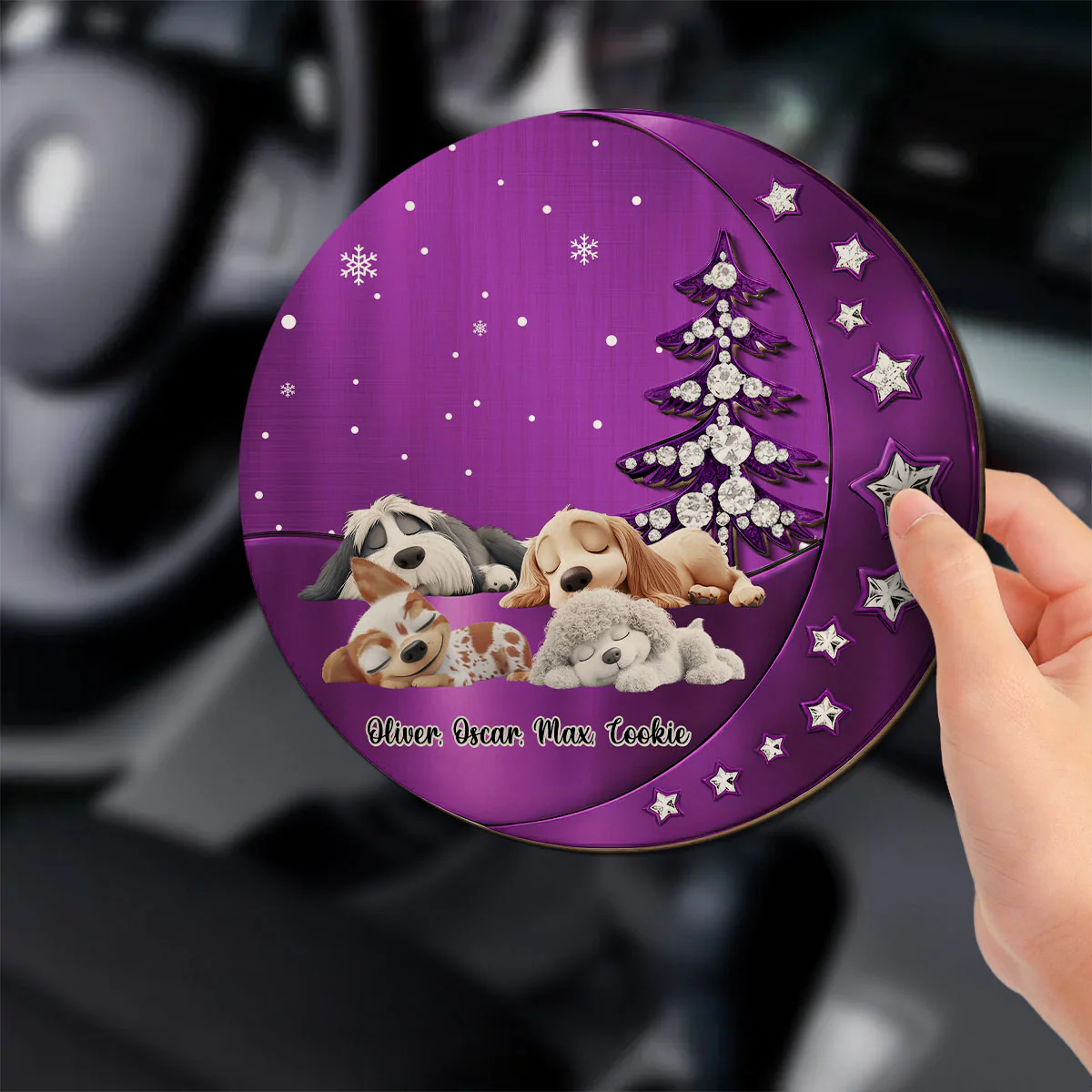 Beside You - Personalized Custom 3D Effect Car Visor Clip - Image 5