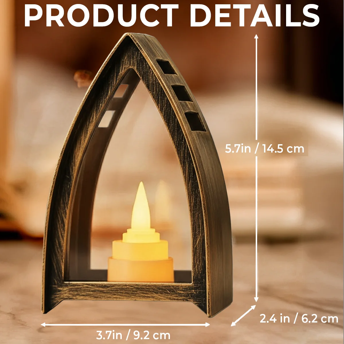 Beside You - Personalized Custom Table Lantern - Image 6