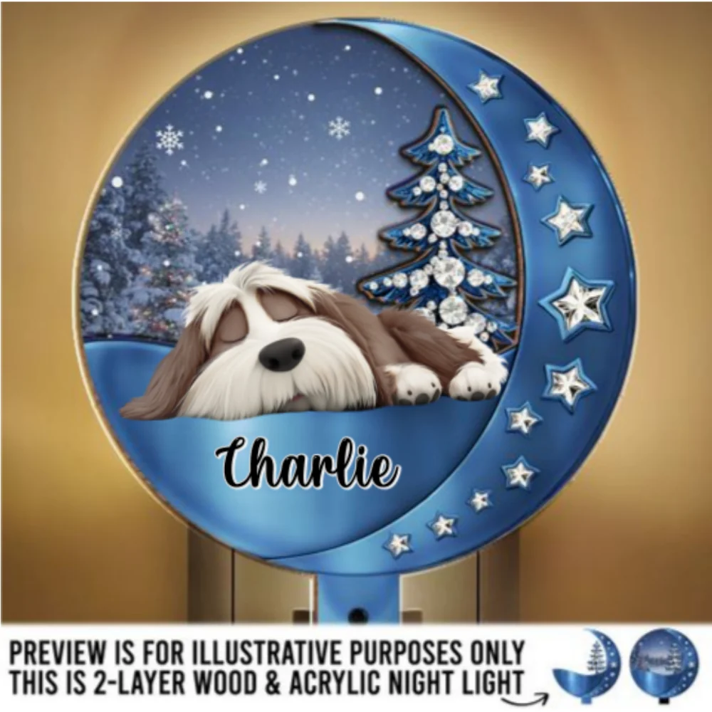 Beside You - Personalized Custom Wood And Acrylic Night Light - Image 5