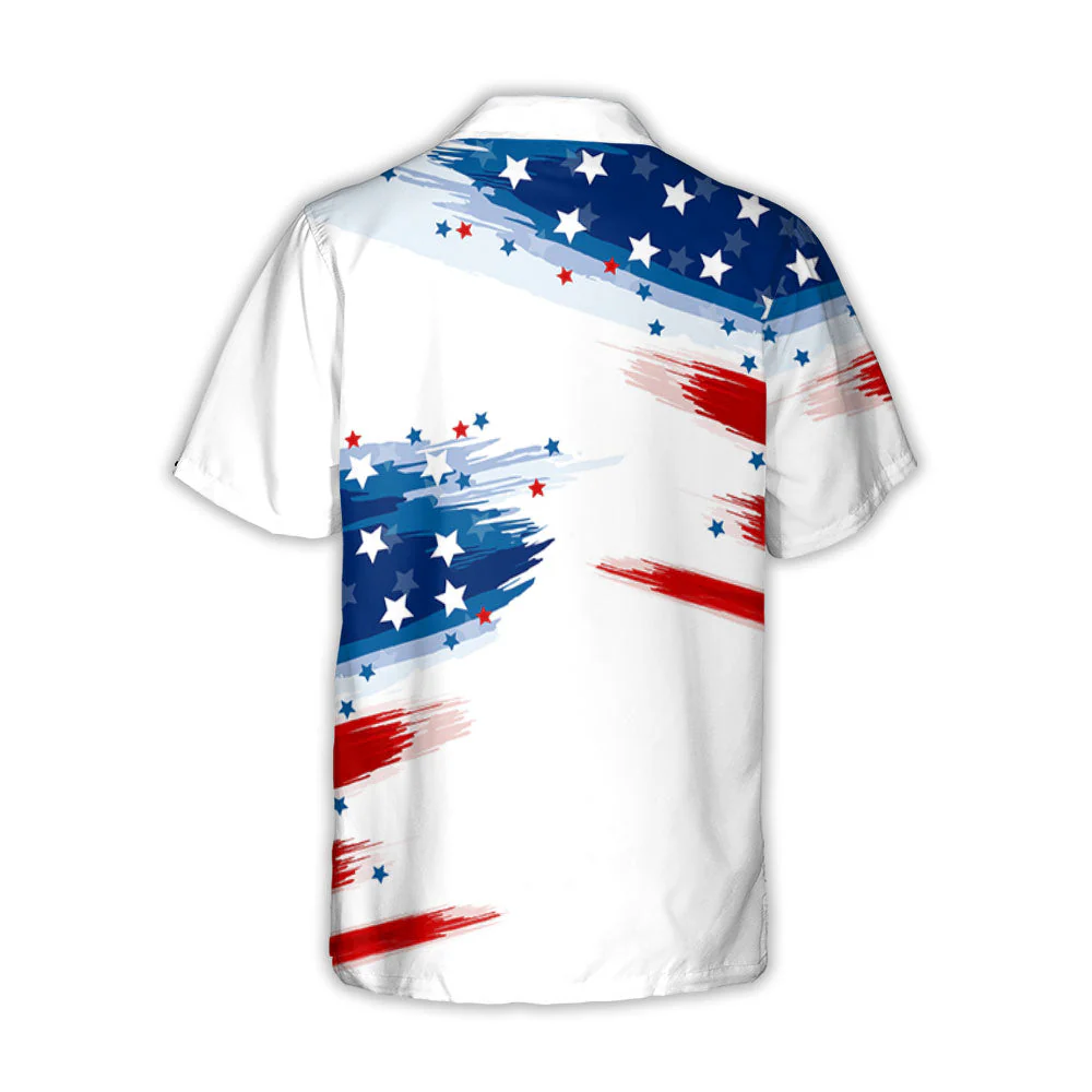 Best American Dog Dad - Personalized Custom Hawaiian Shirt - Image 5