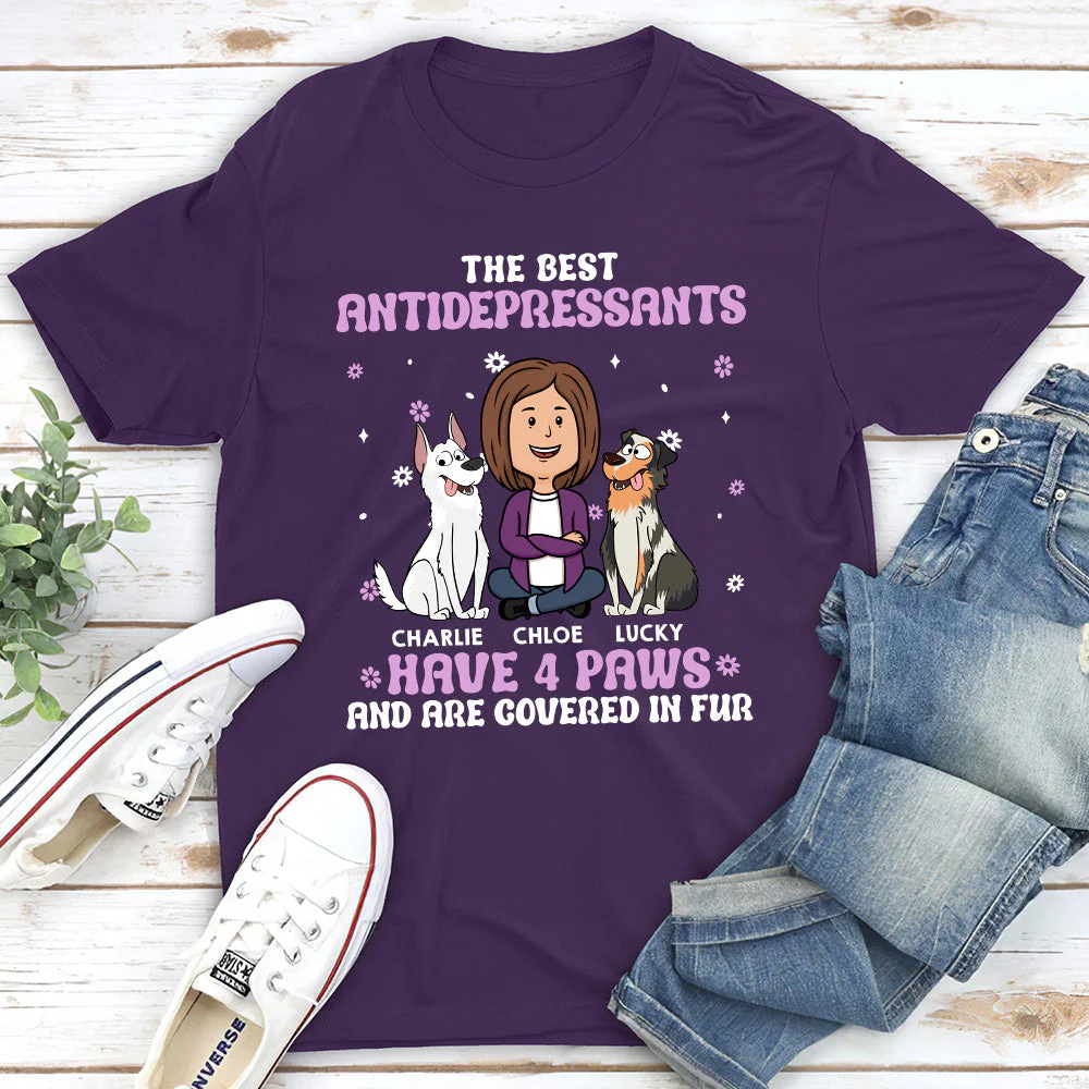 Best Antidepressant - Personalized Custom Unisex T-shirt - Image 4