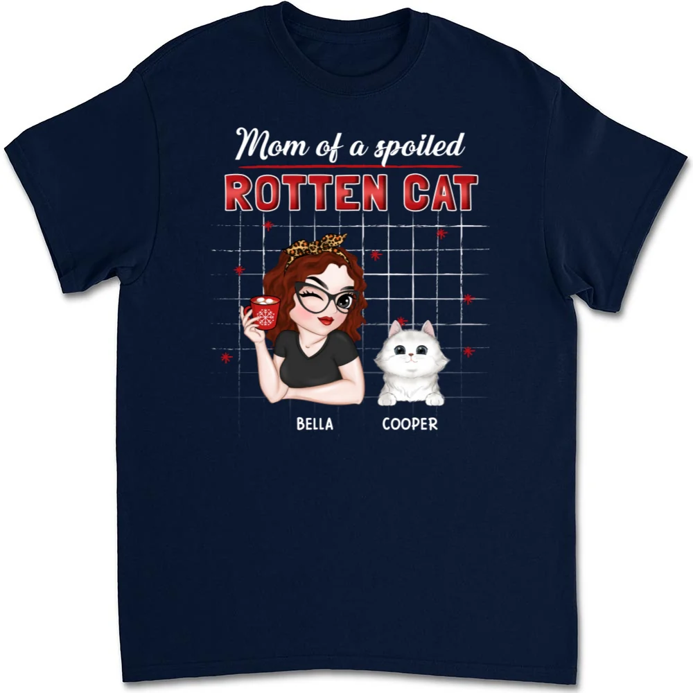 Best Cat Dad Mom - Personalized Custom Unisex T-shirt - Image 7