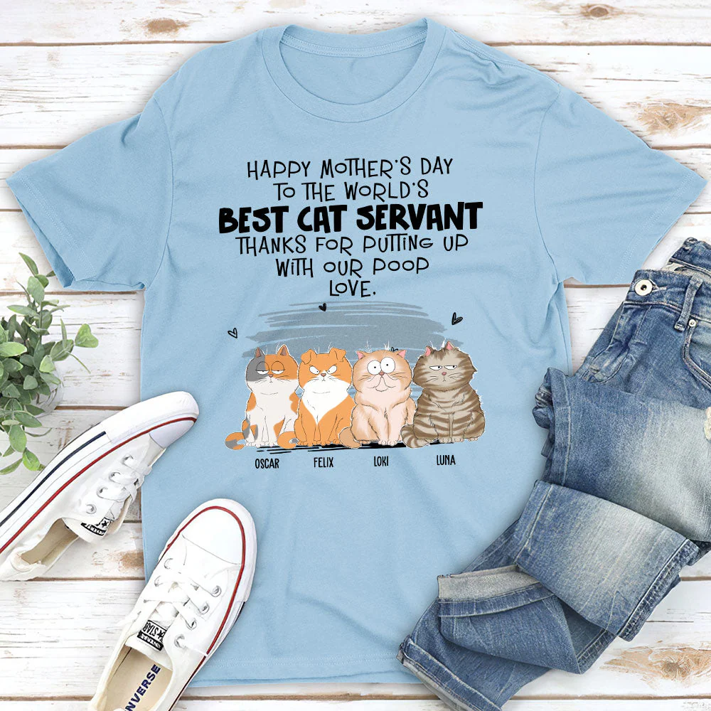 Best Cat Servant - Personalized Custom Unisex T-shirt - Image 3