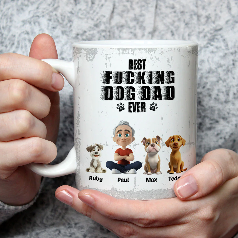 Best Dad Ever - Personalized Custom Coffee Mug - Image 3