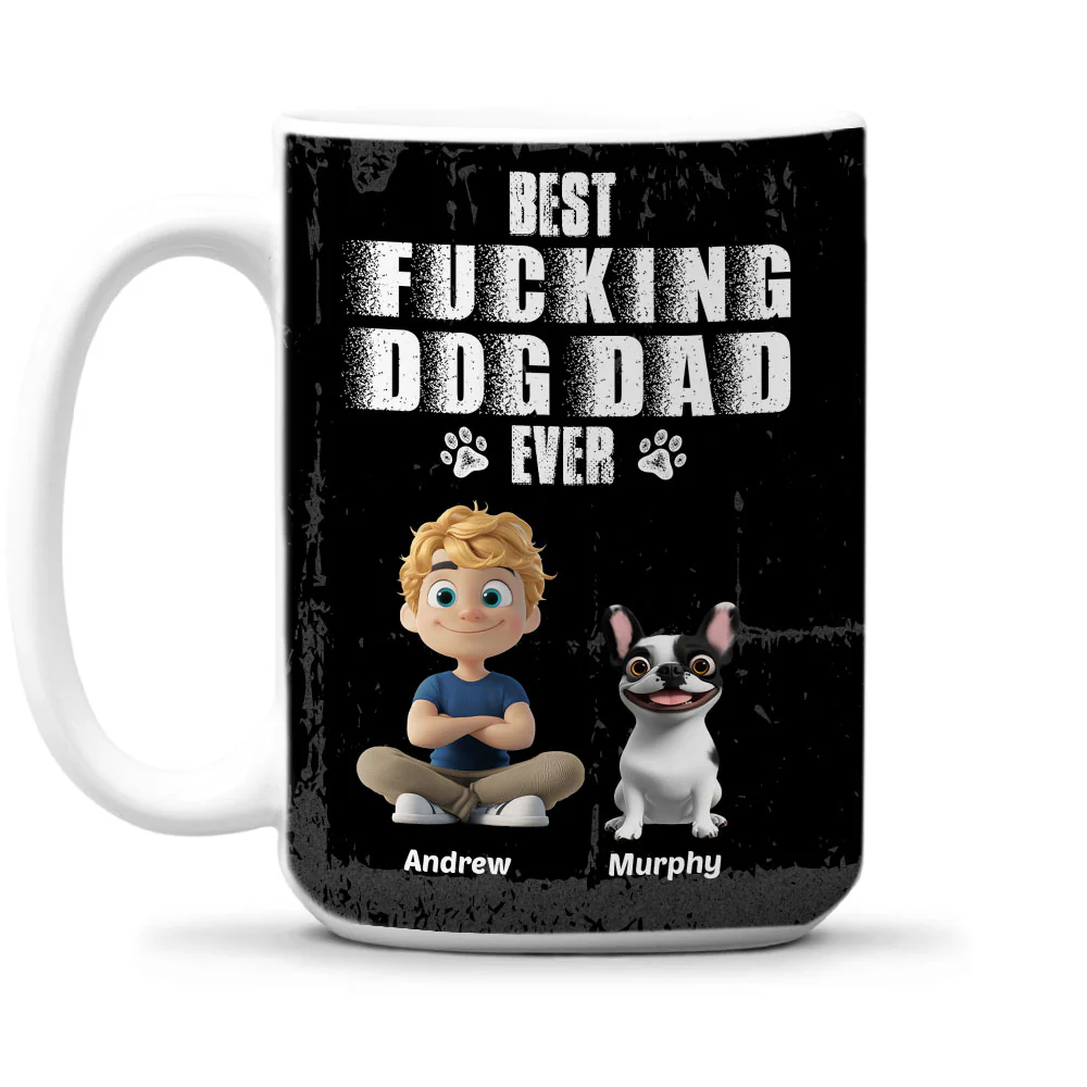 Best Dad Ever - Personalized Custom Coffee Mug - Image 8