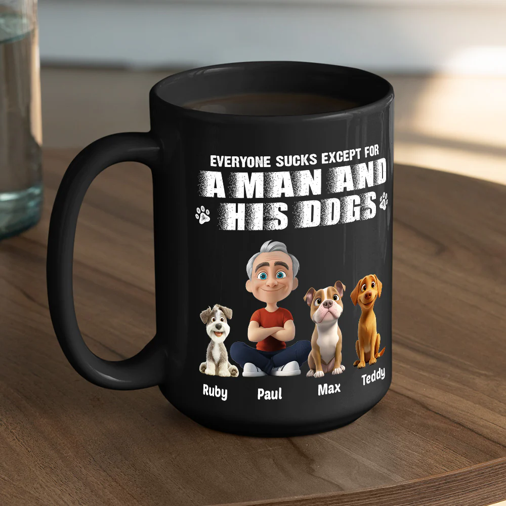 Best Dad Ever You And Me Ver - Personalized Custom Coffee Mug - Image 3
