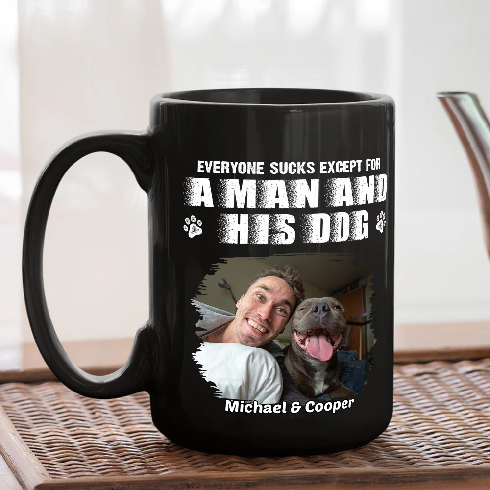 Best Dad Ever You And Me Ver Photo - Personalized Custom Coffee Mug - Image 2