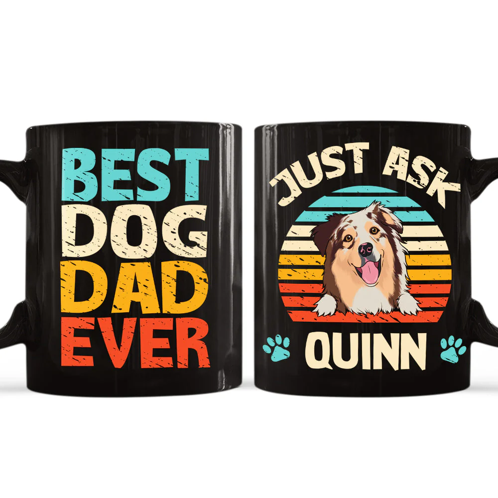 Best Dog Dad/Mom Ever - Personalized Mug - Image 2