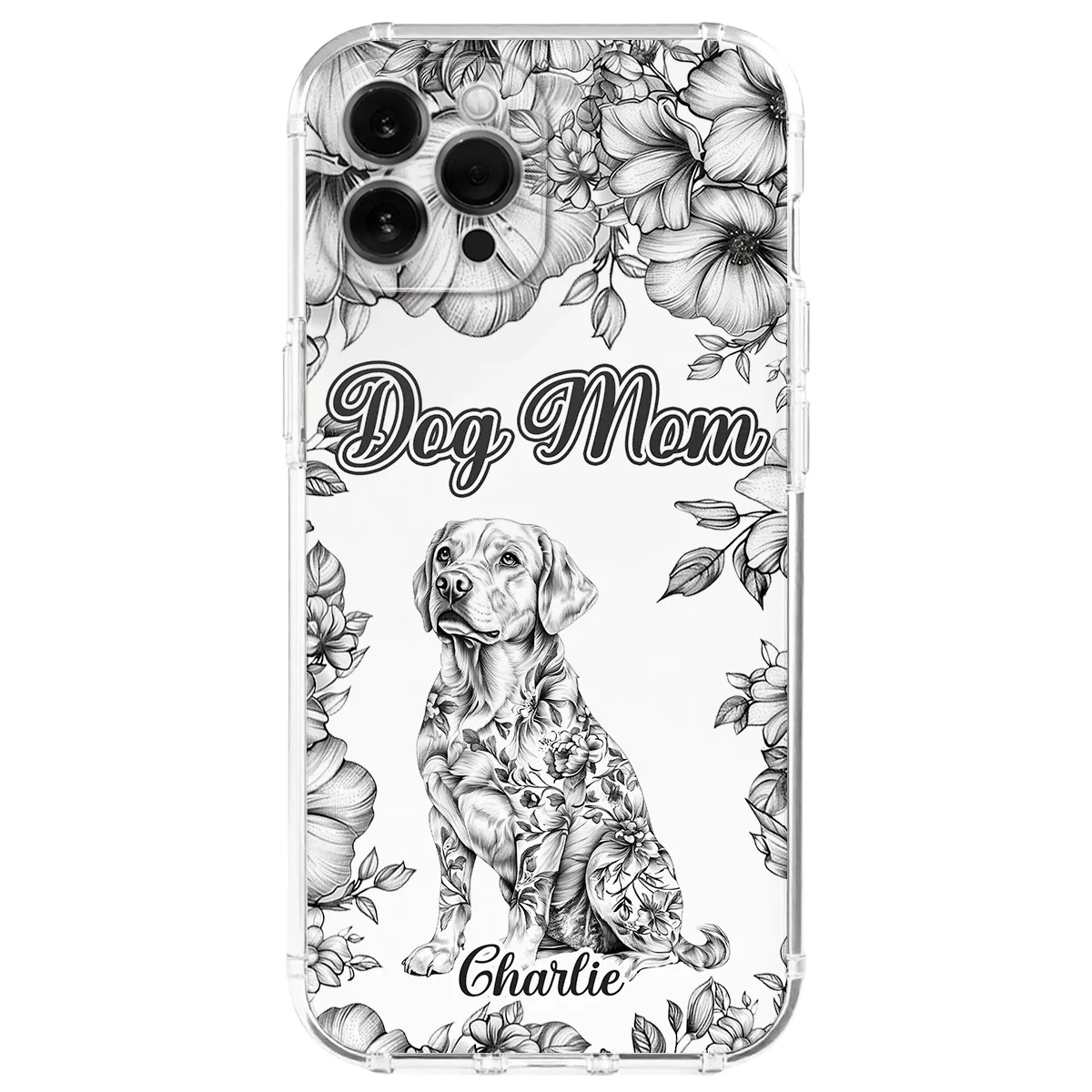 Best Dog Mom Ever - Personalized Custom Phone Case
